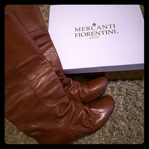 Mercanti Fiorentini leather boots eu38 us7-7.5